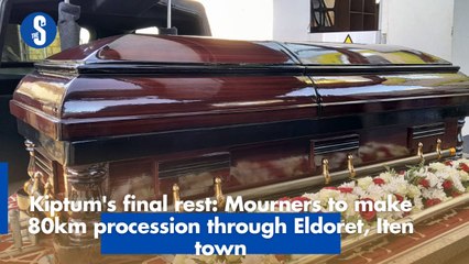 Kiptum's final rest: Mourners to make 80km procession through Eldoret, Iten town
