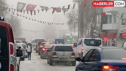 Ardahan'da Soğuk Hava ve Sis Etkili Oldu