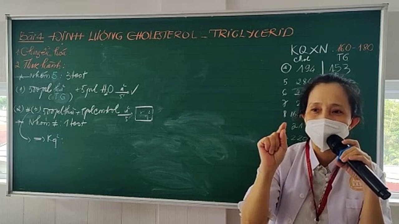ĐỊNH LƯỢNG #CHOLESTEROL #TRIGLYCERID