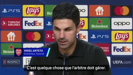 Arsenal - Arteta : "C'est quelque chose que l'arbitre doit gérer"