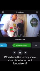 Kids try to sell chocolate and then are simply honest 