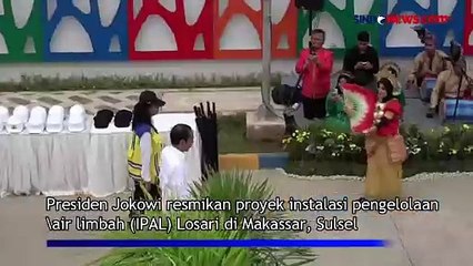 Resmikan IPAL Losari, Jokowi: Semoga Mampu Tingkatkan Kualitas Kesehatan Masyarakat