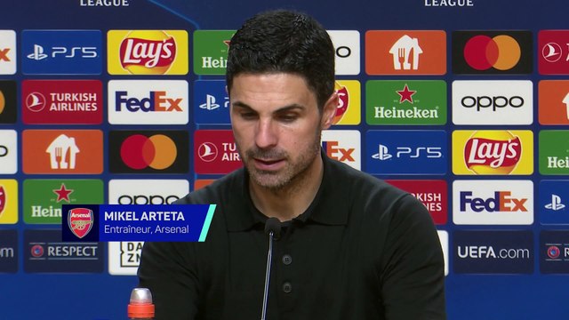 Arteta très déçu de la défaite en fin de match