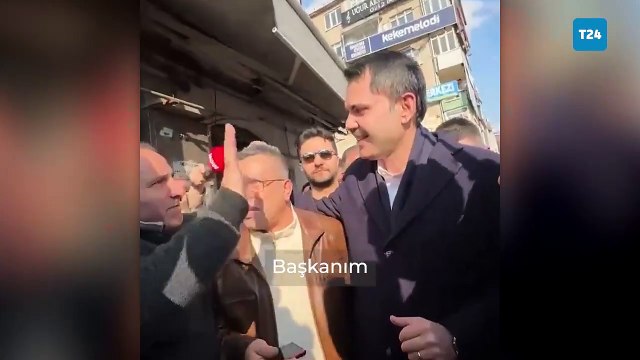 AKP’nin İBB Adayı Murat Kurum’a vatandaştan ‘Kürtçe’ destek