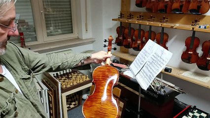 Beispielvideo Violine Geige Grandezza 4/4 Nr.2