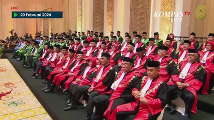 [FULL] Sambutan Jokowi di Sidang Istimewa Laporan Tahunan Mahkamah Agung RI 2023