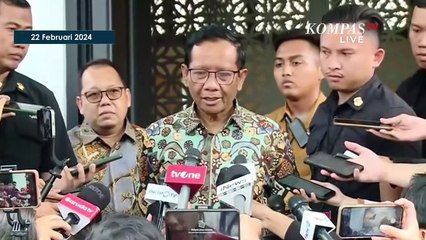 [FULL] Mahfud MD Bicara Soal Sirekap Hingga Hak Angket DPR Usut Dugaan Kecurangan Pemilu 2024