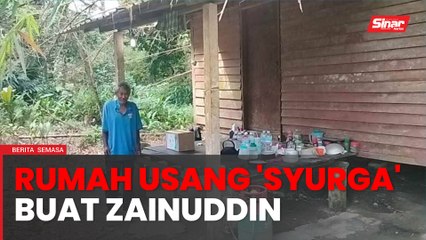 Warga emas tinggal di rumah usang dibantu