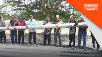 Musim panas beri kesan kepada tanaman padi, paras sungai menyusut