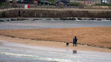 hydrofoil surfing at Porth Beach Sequence 01