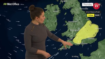 Flooding Feared As Heavy Rain And Strong Gusts To Hit Parts Of Uk Including London