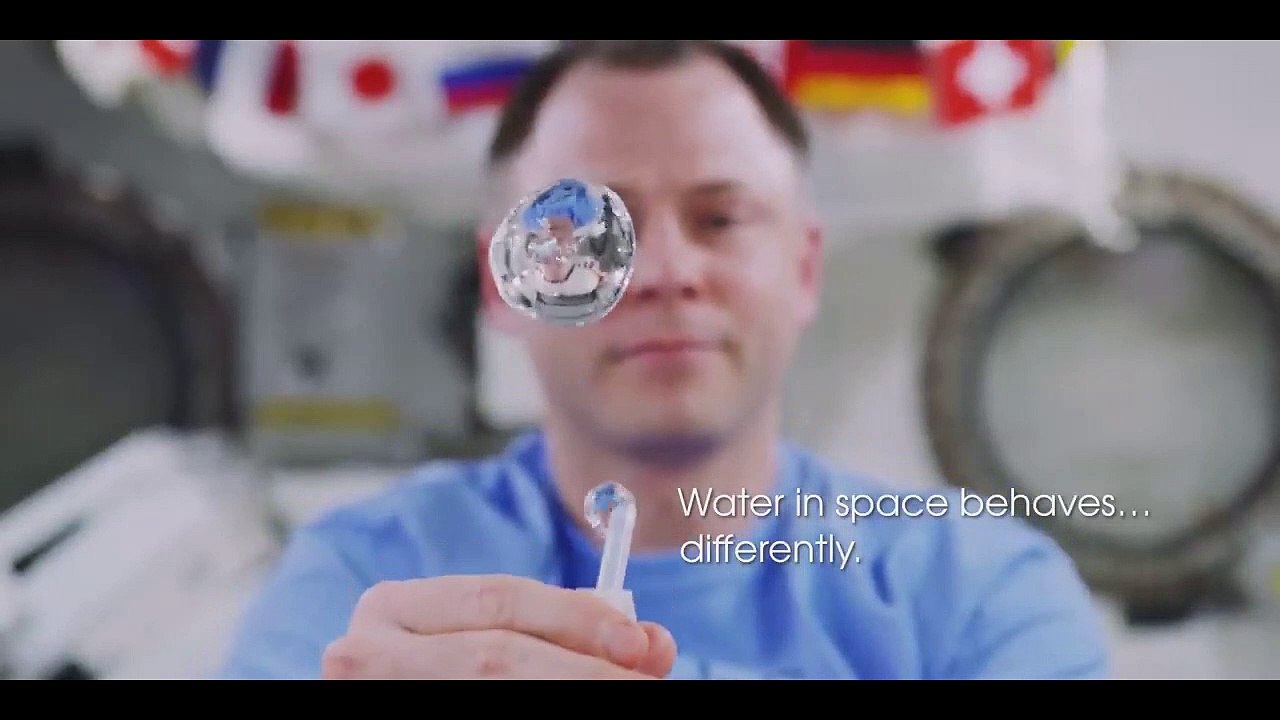 Mesmerizing 8K Ultra Video- Moving Water in Space Exploration