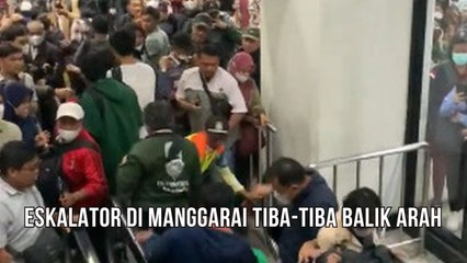 Viral, Eskalator Stasiun Manggarai Tiba-tiba Berbalik Arah