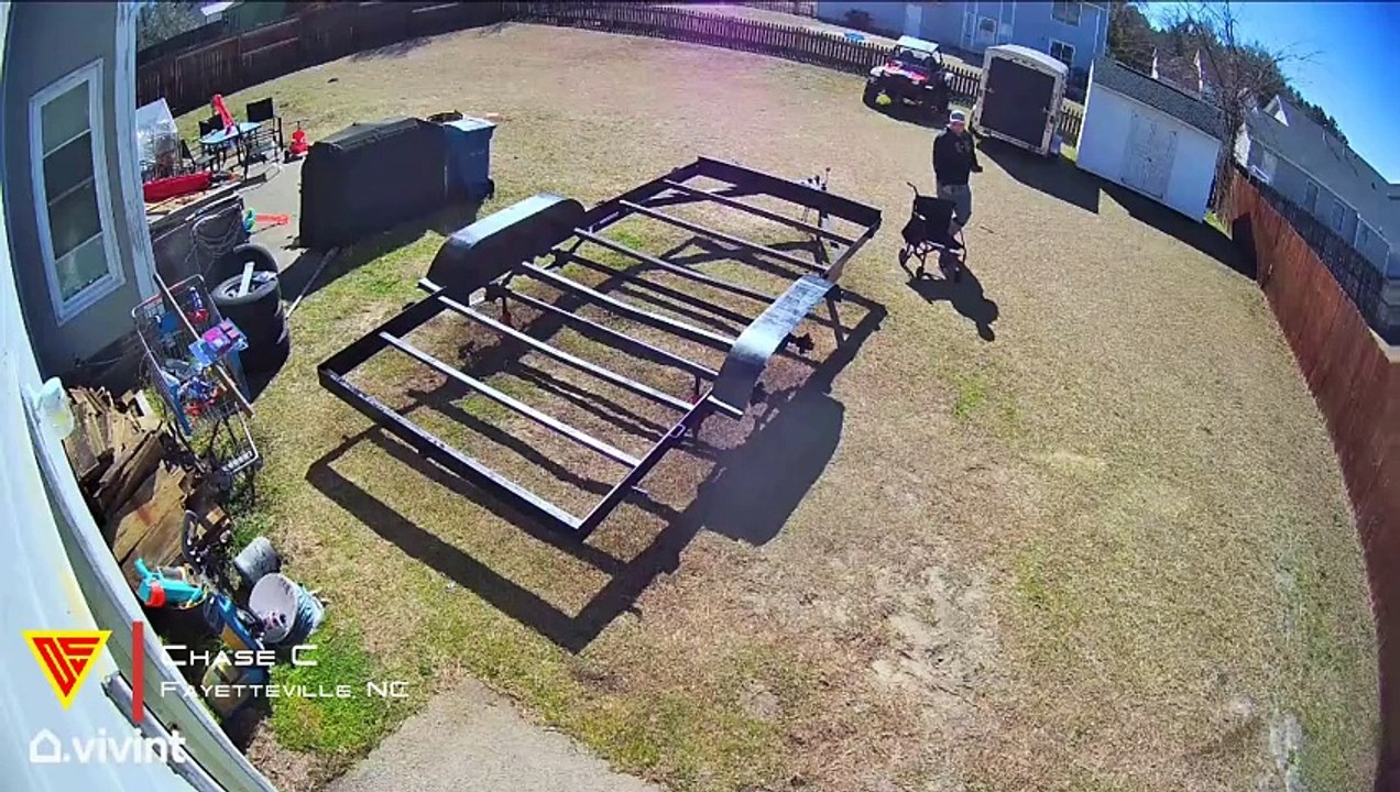 Guy Missing Chair and Falling Caught on Vivint Camera | Doorbell Camera Video