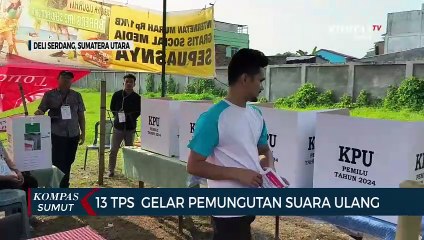 Sebanyak 13 TPS di Kabupaten Deli Serdang Gelar Pemungutan Suara Ulang
