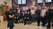 Junior Firpo attends Leeds United Foundation's Veterans Extra Time cafe