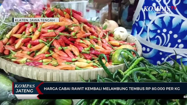 Harga Cabai Rawit Kembali Melambung Tembus Rp 80.000 Per Kilogram