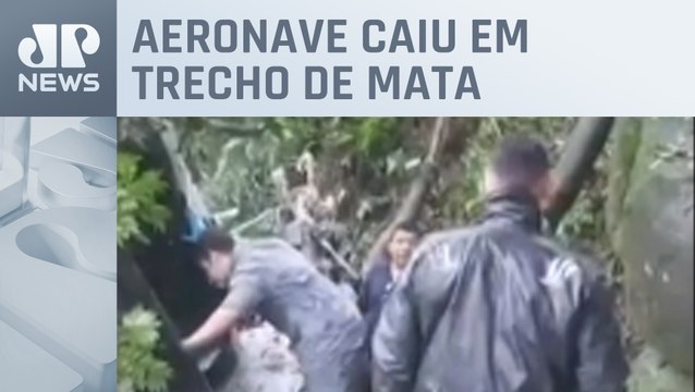 Três vítimas estão internadas após queda de helicóptero na Grande São Paulo