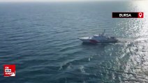 Marmara'da batan geminin kayıp 4 mürettebatını arama çalışmaları