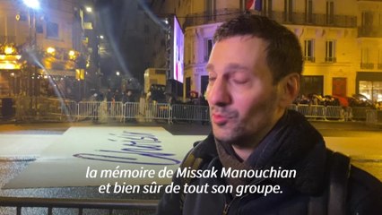 Manouchian et ses frères d'armes au Panthéon : "Sans eux, on ne serait pas là"