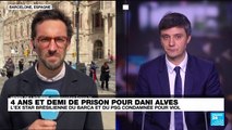 Dani Alves, ex-star du Barça, condamné à quatre ans et demi de prison pour viol
