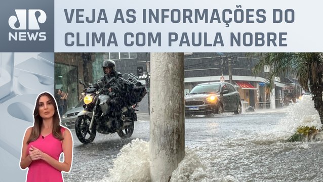 Temporais atingem região Centro-Oeste nesta quinta (22) | Previsão do Tempo