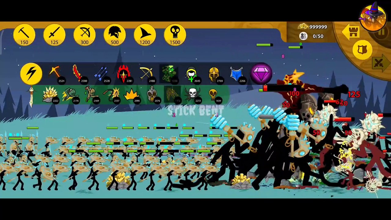 MAX UPDATE ICON SPEARTON WITH 999 UNITS FIGURES AGAINST FINAL BOSS | STICK WAR LEGACY | STICK BENT