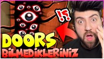 BÜTÜN GİZEMLER ve BİLİNMEYENLER | ROBLOX DOORS | HAN KANAL