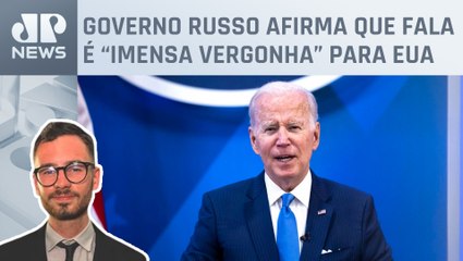 Biden xinga Putin em evento e gera protesto do Kremlin; Fabrizio Neitzke analisa
