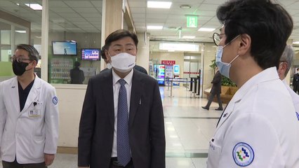 전북도지사, 전북대병원에서 의료진 격려 / YTN