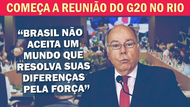 INACEITÁVEL PARALISIA DO CONSELHO DE SEGURANÇA DA ONU , DIZ O CHANCELER MAURO VIEIRA | Cortes 247