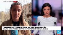 Informe desde Barcelona: el futbolista Dani Alves es hallado culpable de violación