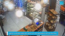 Ladrón armado robó dos veces en una panadería de Los Hornos