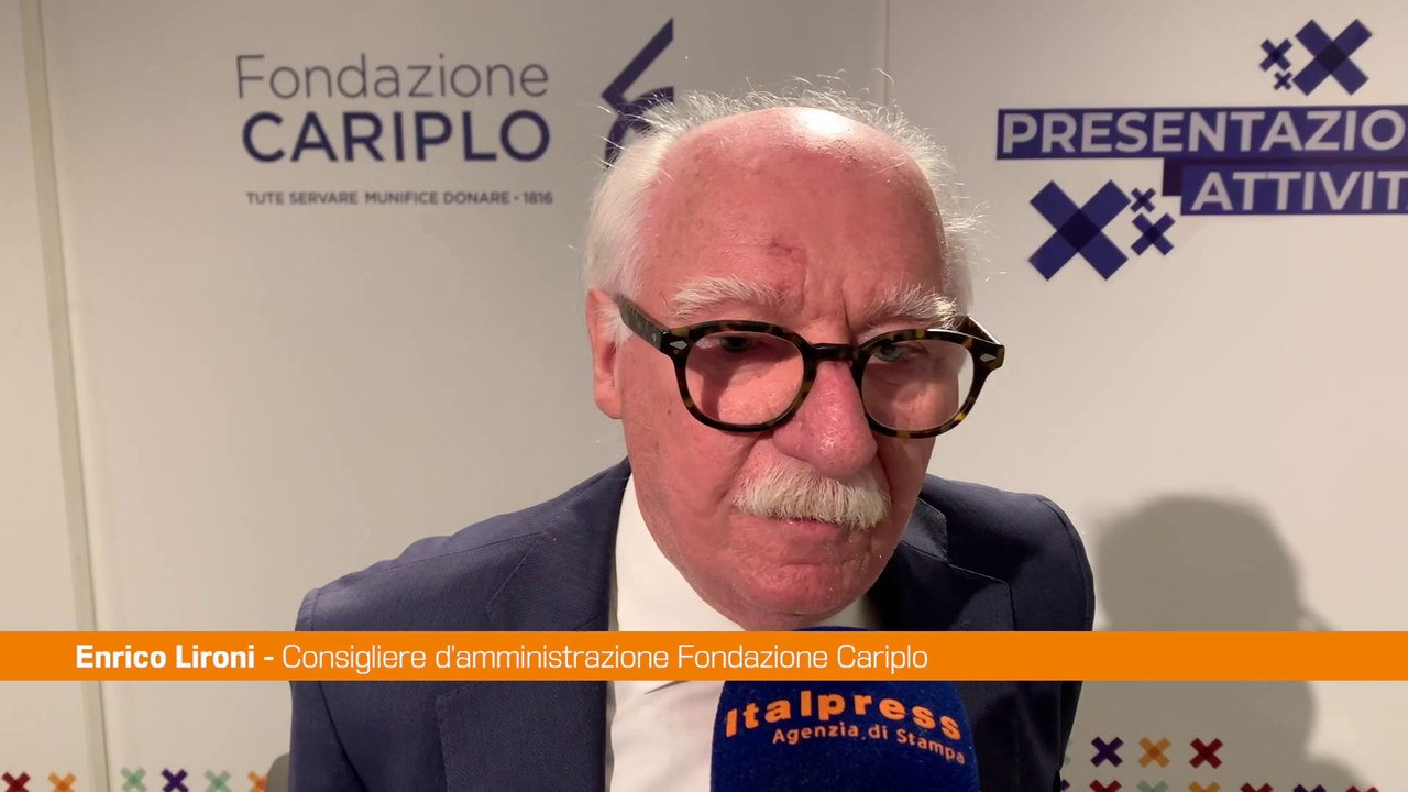 Fondazione Cariplo, Lironi "640 progetti da enti ricerca nel 2023"