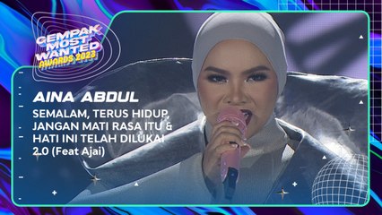 AINA ABDUL - SEMALAM/ TERUS HIDUP/ JANGAN MATI RASA ITU &  HATI INI TELAH DILUKAI