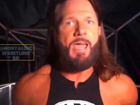 What AJ styles said off air backstage after attacking LA knight in Men's WWE Elimination Chamber