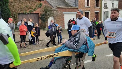 Les Joëlettes sur le jogging de la Portelette à Lobbes
