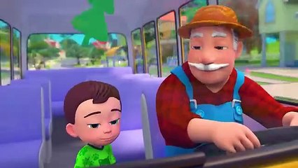 The Wheels on The Bus Song (Animal Version) _ Lalafun Nursery Rhymes & Kids Songs