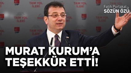İMAMOĞLU KURUM’A TEŞEKKÜR ETTİ! AK PARTİ’Yİ YOKSULLUKTAN VURUYOR!