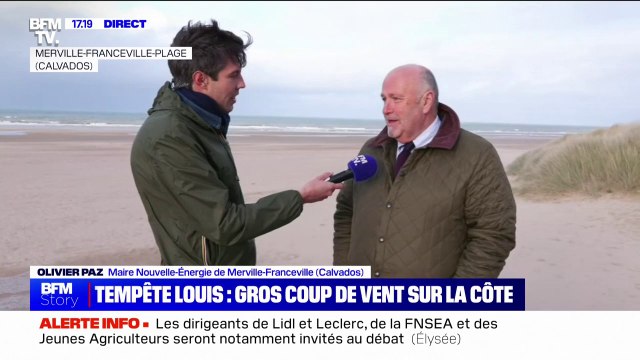 Tempête Louis: des rafales allant jusqu'à 115 km/h dans le Calvados