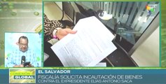 Fiscalía de El Salvador presenta orden de incautación contra expresidente Elías Antonio Saca