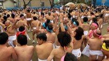Así es el festival anual 'del hombre desnudo' al que acuden miles de japoneses