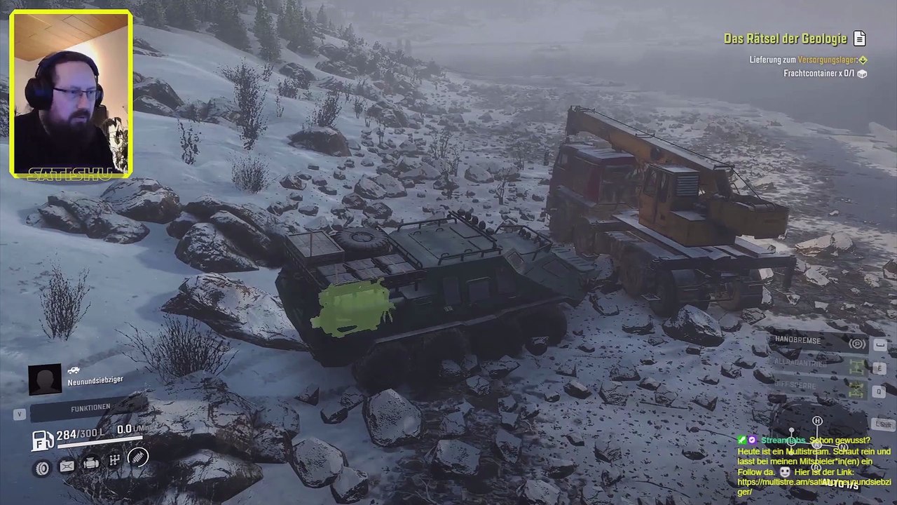 Frisch abgeschleppt und wieder liegend. SnowRunner #269