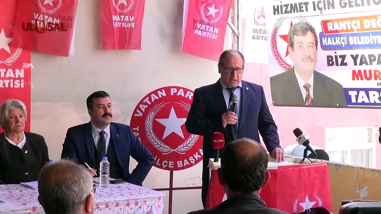 Tarsus'ta Vatan Partisi adayları tanıtıldı! "Çıkış yolu Vatan Partisi'nde"