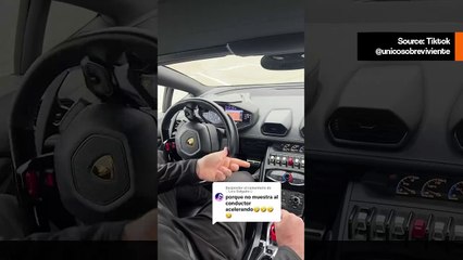 TikToker, joka väittää matkustavansa ajassa, näyttää, kuinka hän ajaa Lamborghinilla "tulevaisuuden" autioilla kaduilla