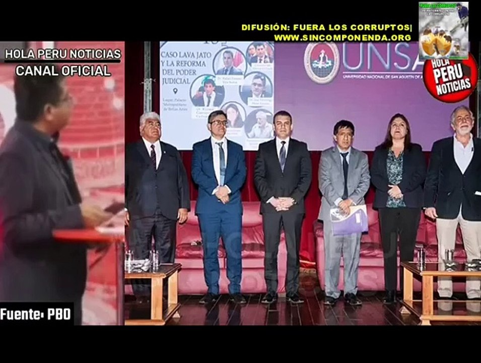 LA GRAN ORGANIZACIÓN CRIMINAL QUE ESTUVO EN UN EVENTO EN AREQUIPA EN EL 2019, TERRUÑO DE JOSÉ DOMINGO PÉREZ