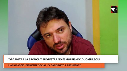 “Organizar la bronca y protestar no es golpismo” dijo Grabois