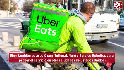 Implementará Uber Eats un servicio de entrega de robots autónomos en Japón