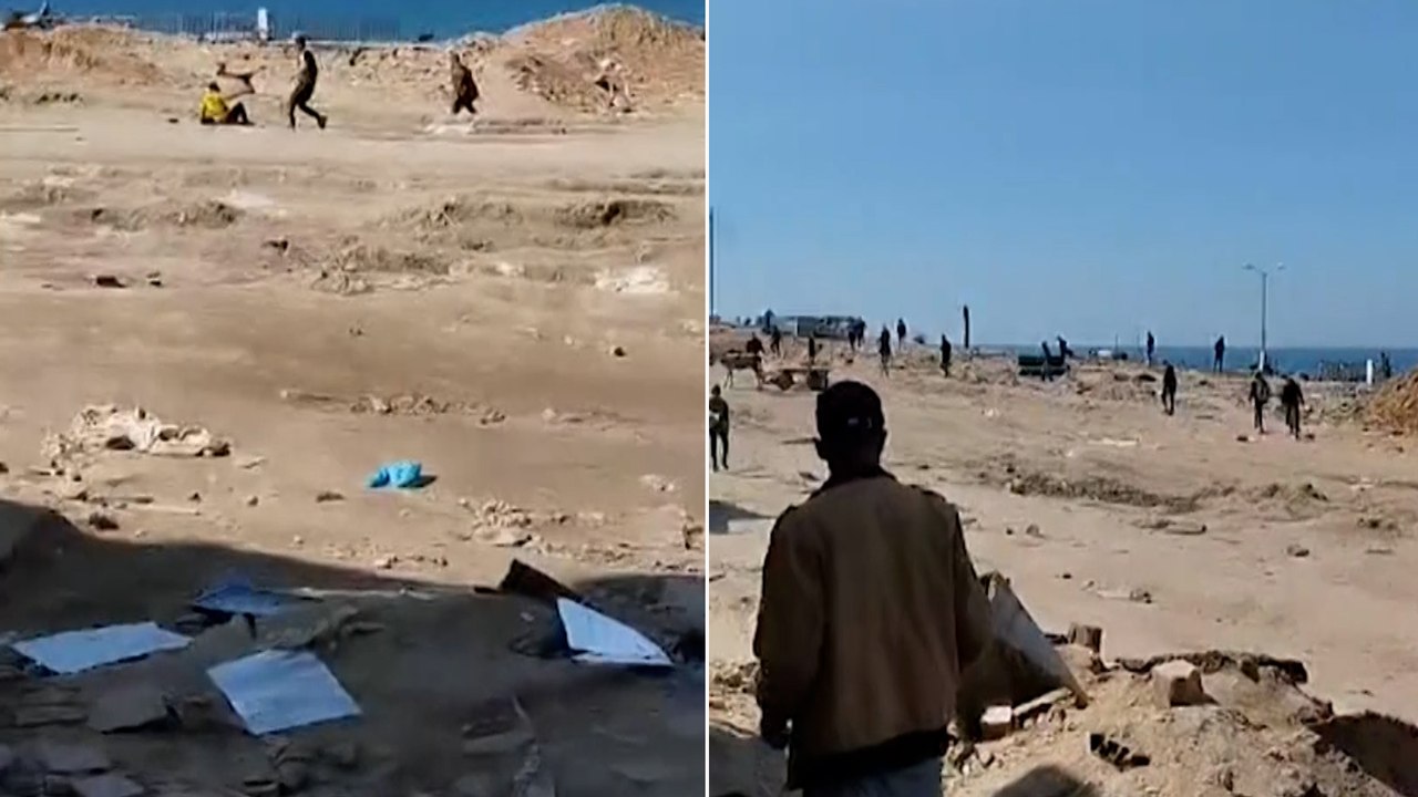 شهداء وجرحى في قصف إسرائيلي لنازحين عند دوار النابلسي بغزة