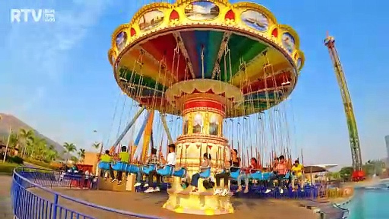 Flying Carousel Ride at Wet N Joy Amusement Park - Lonavala - video ...
